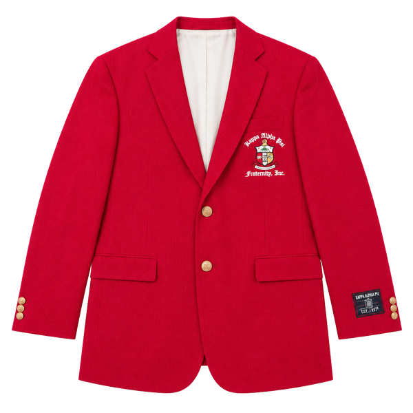 Nupemall Kappa Alpha Psi Fraternity Blazer Size 52R Crimson Wool Blend