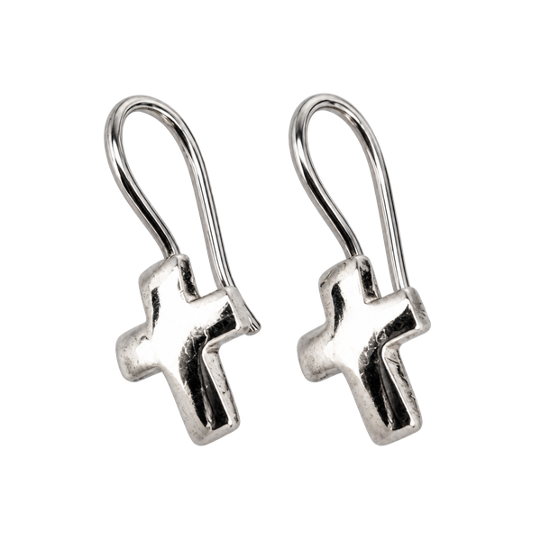 sterling silver 925 cross earrings 