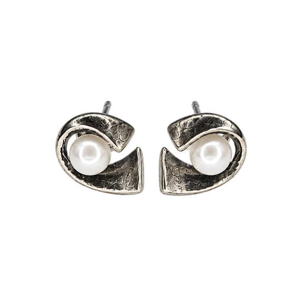 Sterling Silver Pearl Earrings