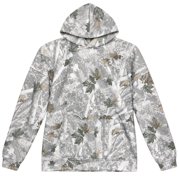 abercrombie kids A&F Essentials Hoodie Size 17/18 White Camo