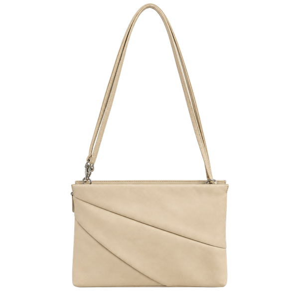 Salvatore Ferragamo Leather Shoulder Bag Beige
