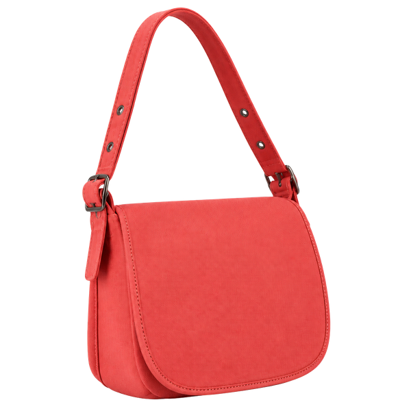 Coach 75TH ANNIVERSARY Limited Edition Women's Leather Shoulder Saddle Bag in Tomato Red