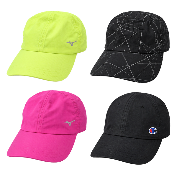 Champion Baseball Cap Black OSFM Adjustable Lightweight Polyester