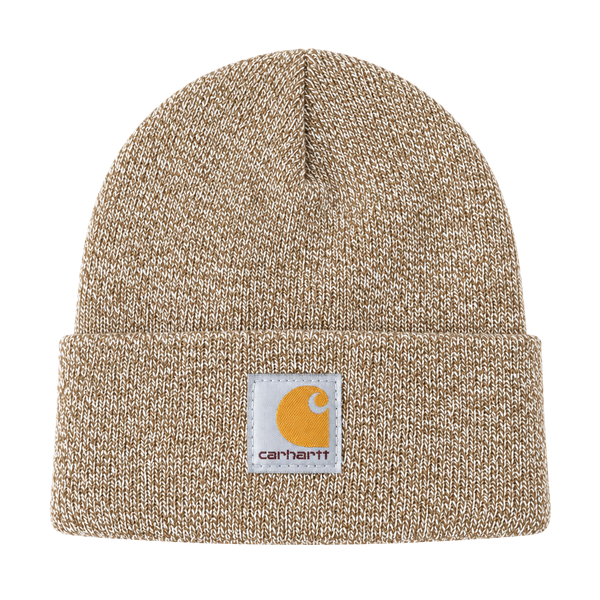 Carhartt Infant Toddler Beanie Hat AH8998 Brown White Heather Knit