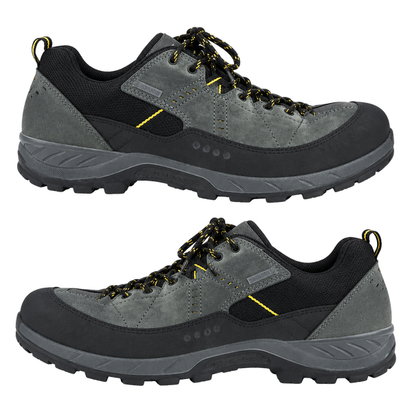 Ecco Offroad Waterproof Hiking Shoes Gray Gore-Tex 9.5/10 43 euro 