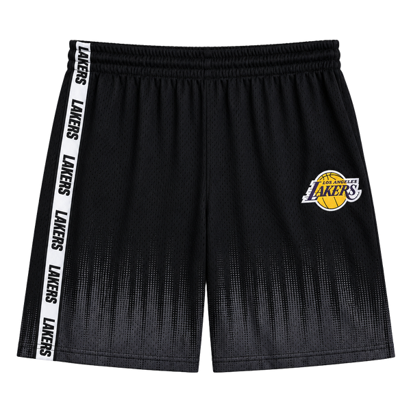 NBA Black Gradient Lakers Boys' Athletic Shorts