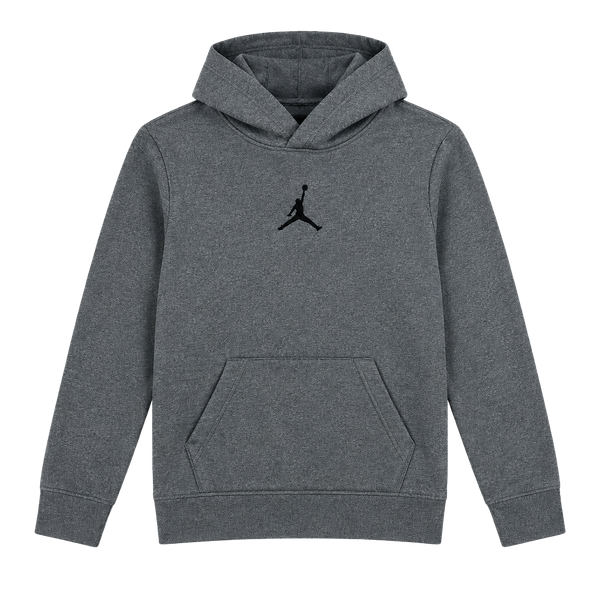 Jordan Kids' Charcoal Gray Jumpman Pullover Hoodie