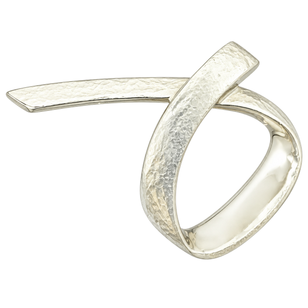 Vintage 1983 Tiffany & Co. Paloma Picasso Sterling Silver Ribbon Loop Brooch Pin