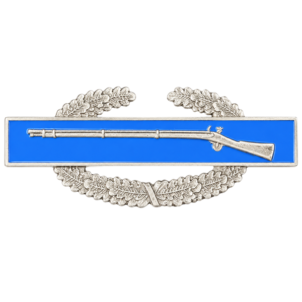 Vtg WWII US Army Combat Infantryman Badge CIB Sterling Silver Enamel Full Size