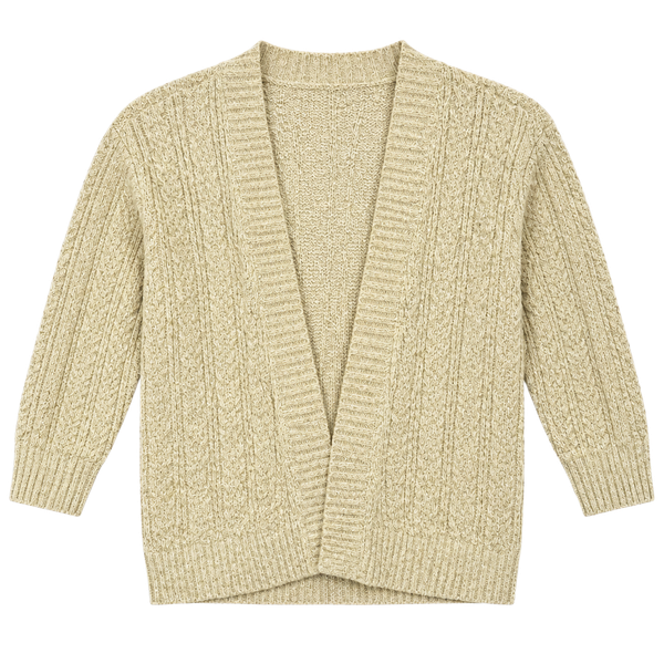 Abercrombie Kids Cardigan Sweater Size 5/6 Cream Knit