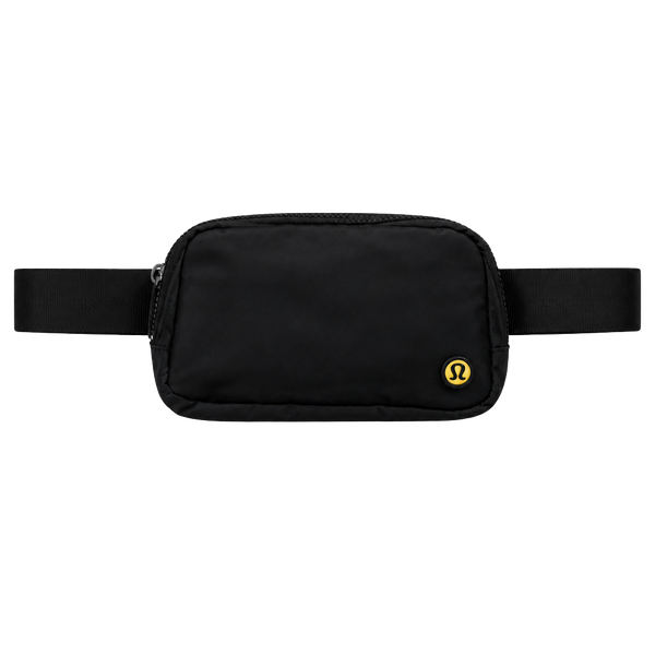 Black Buc-ees Belt Bag with Adjustable Strap like Lululemon