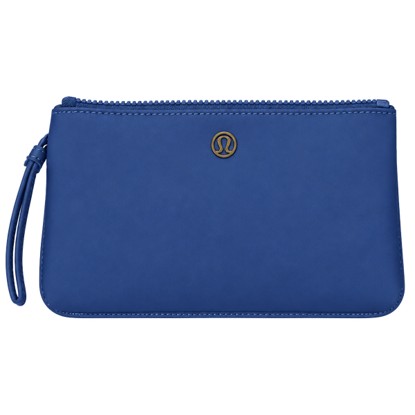 Lululemon Double Up Pouch Wristlet Royal Blue