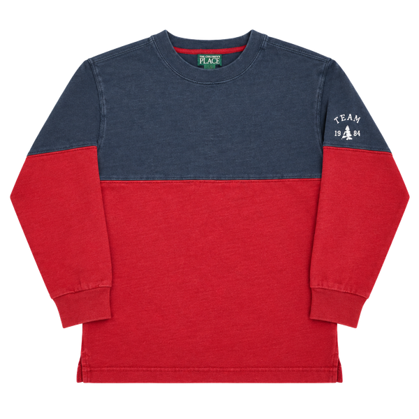 The Children's Place Long Sleeve Size L (8/10) Colorblock Pullover