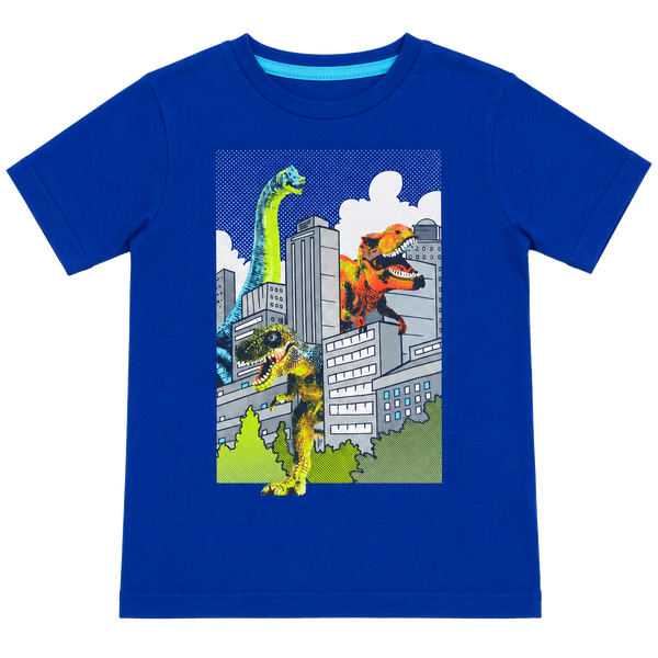 365 Kids Dinosaur City Graphic T-Shirt Size 10