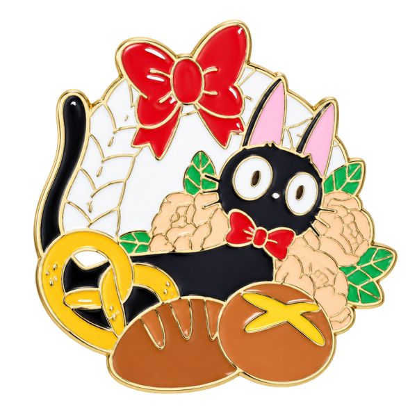 Studio Ghibli Kiki's Delivery Service Jiji Cat Enamel Pin