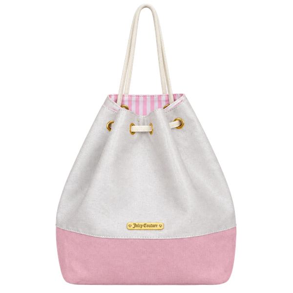 Juicy Couture Drawstring Bucket Backpack Bag
