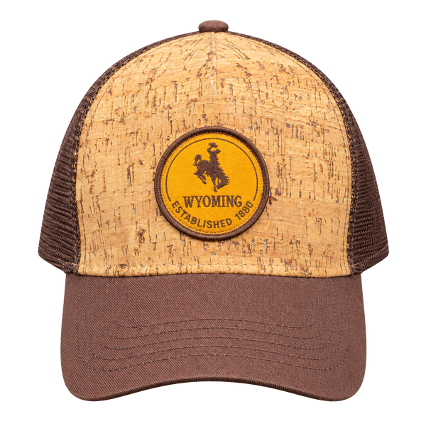 Ouray Sportwear Wyoming Cork Trucker Hat Brown