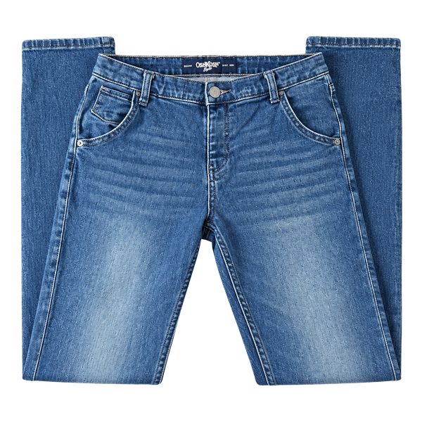 Cat & Jack Total Flex Skinny Jeans Girls Size 14 Blue Denim Drawstring Waist