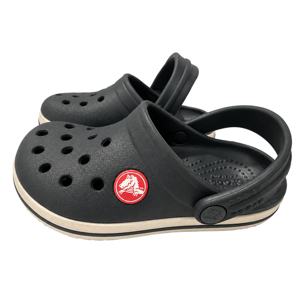 Crocs Unisex Crocband Clog Size kids 8 Black Slip On Sandals