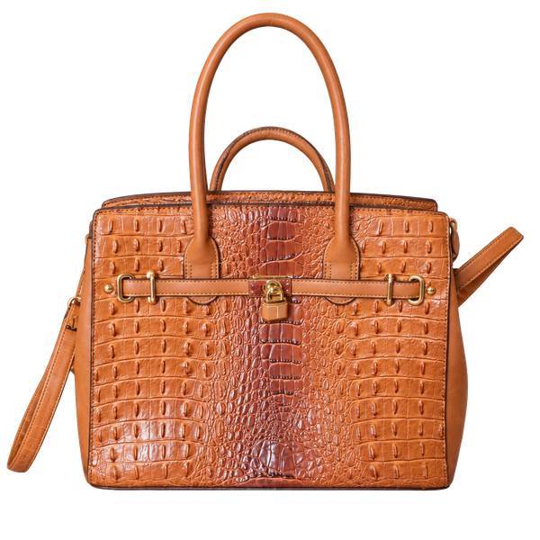 Wholesale Women Vintage Crocodile Print Large Capacity Handbags,
