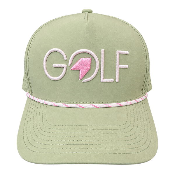 1764 Golf Green Cherry Blossom Performance Snapback Hat