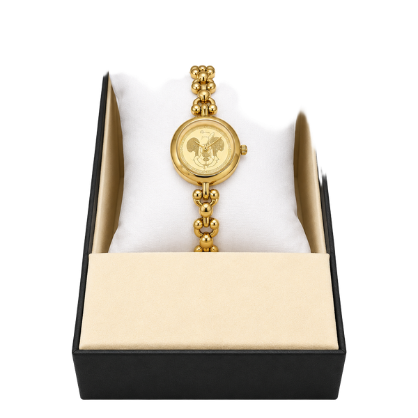 Disney Store Mickey Mouse Gold-Tone Link Watch
