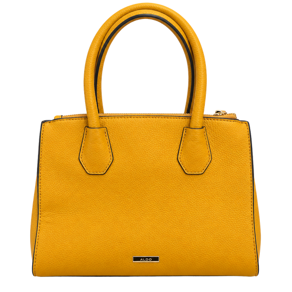 Aldo Mustard Yellow Top Handle Satchel Bag