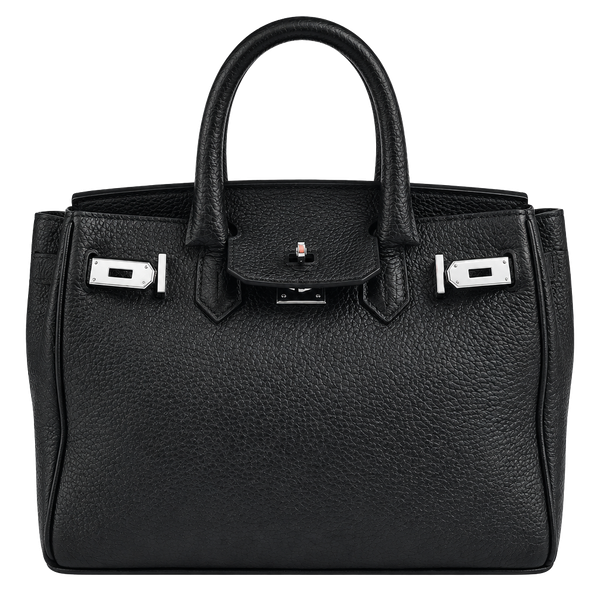 Ainifeel Genuine Leather Handbag Black New With Tags