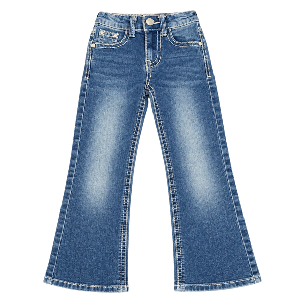 Cedar Rose Jeans girls/kids- Size 6 Embroidered Flap Pocket Denim