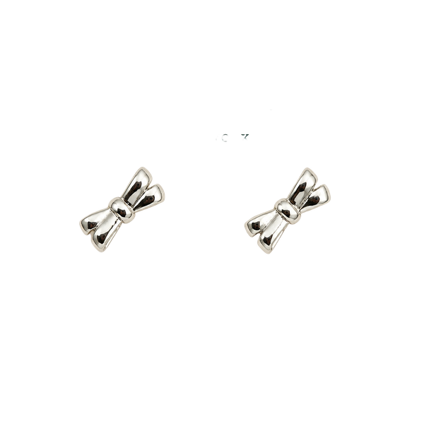 Kate Spade New York Double Bow Silver Stud Earrings KA264