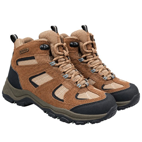 RedHead Hiking Boots Men's Waterproof Brown Suede Mesh Outdoor Trail Shoes 7.5