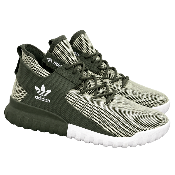 Adidas Tubular X Size 11 Night Cargo Green Sneakers