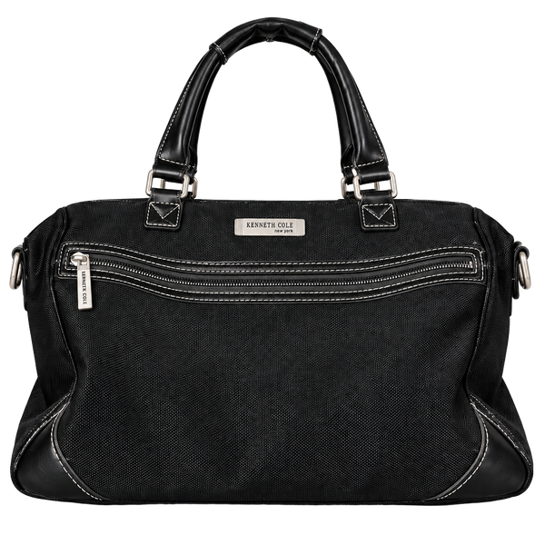 Kenneth Cole New York Laptop Tote Bag Black Nylon