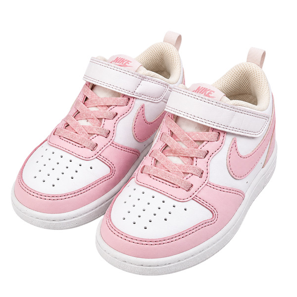 Nike Court Borough Low Recraft Size 10.5C Pink White Toddler Sneakers