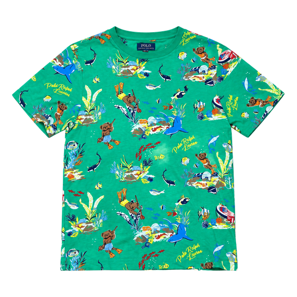 Polo by Ralph Lauren Green Kids' Ocean Adventure Graphic Tee