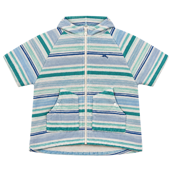 Tommy Bahama Striped Hooded Beach Cover-Up  Kids Size S/M 3-6