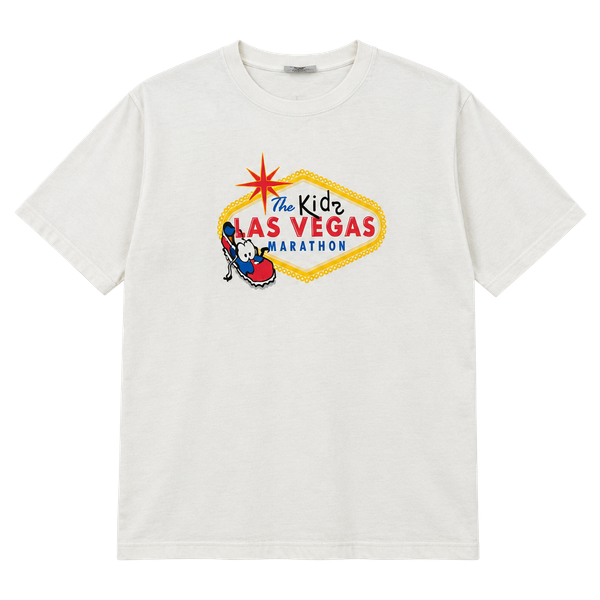 Lifewear Las Vegas Kids Marathon T-Shirt Size X-Large White 2008