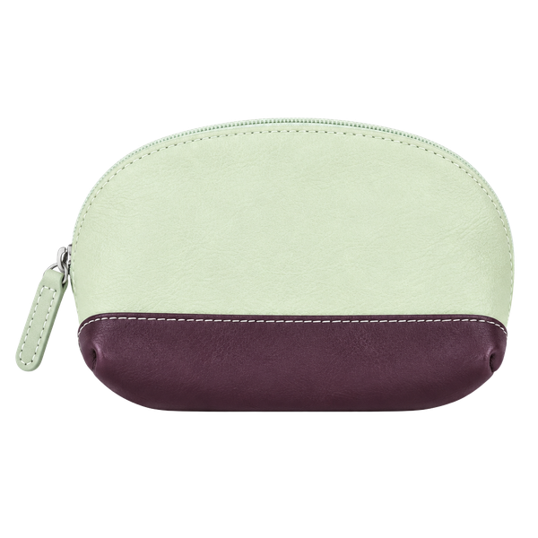 Clava Leather Style 112 Pouch Green and Dark Brown 