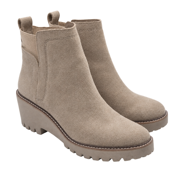 Dolce Vita Tan Trena Suede Ankle Boots