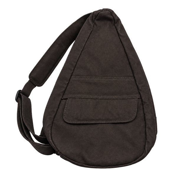 Ace Leather Goods Inc. Brown Leather Sling Backpack