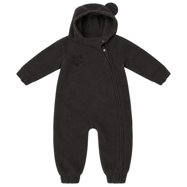 Baby Gap Disney Mickey Mouse Fleece One-Piece Size 0-6M Charcoal