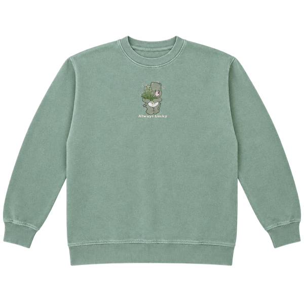 abercrombie kids Care Bears Always Lucky Sweatshirt Size 11/12 Green