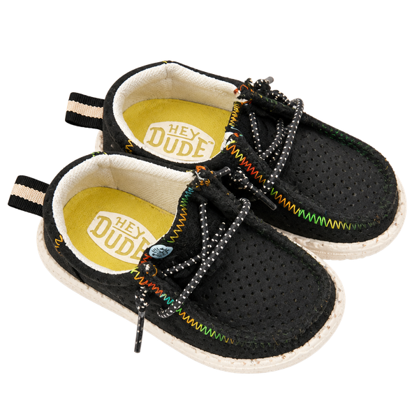 Hey Dude Toddler Shoes Black Slip On