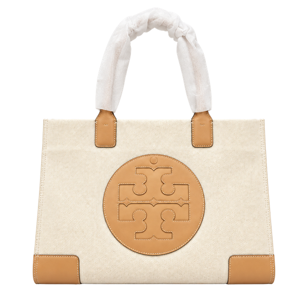 Tory Burch Ella Canvas Tote Size large Natural