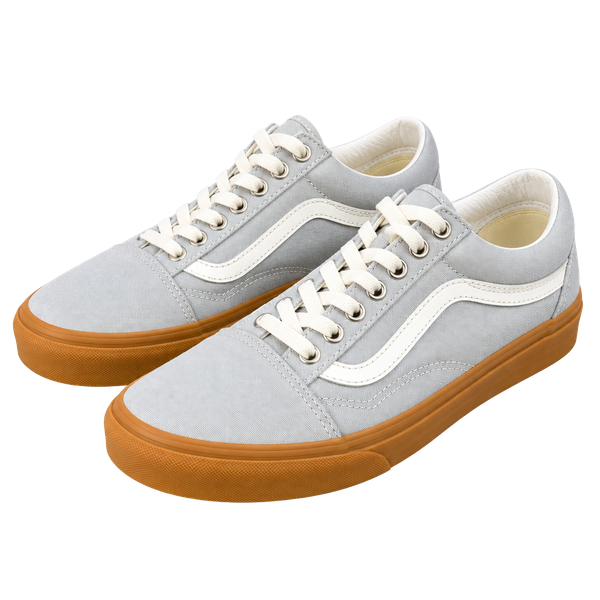 Vans Old Skool Grey White Gum Skate Shoes size 9 women’s 