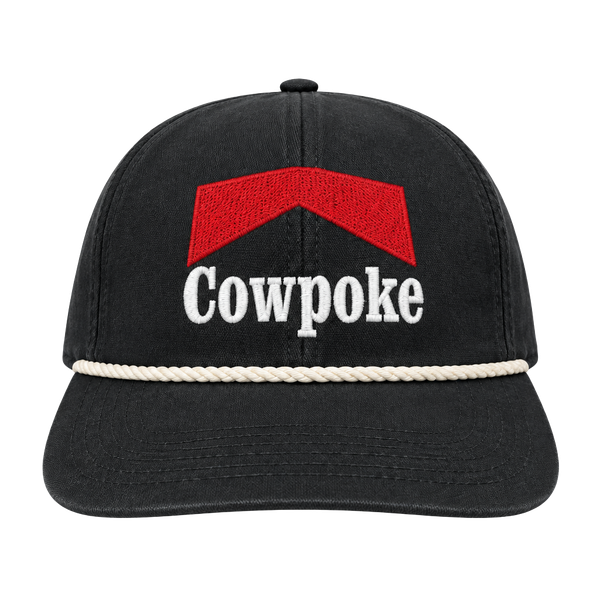 Cowboy Killer Cowpoke Trucker Hat Black Red Snapback