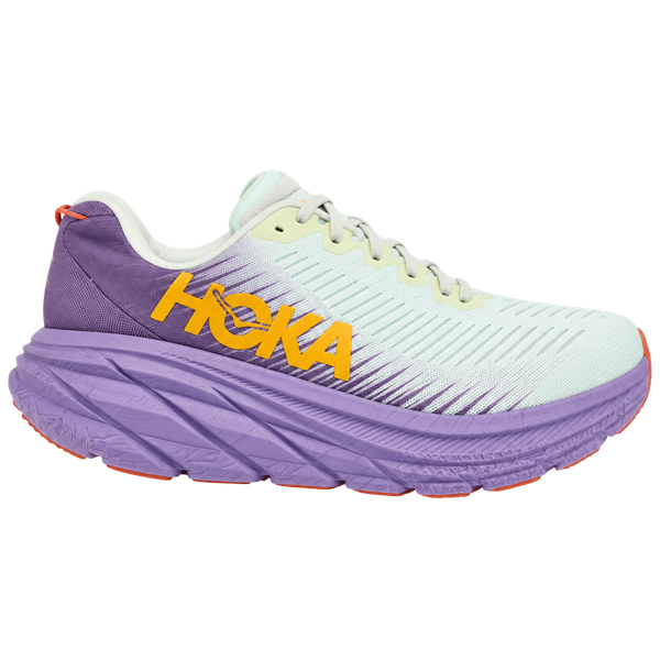 Hoka Rincon 3 Blue Glass Chalk Violet Running Shoes