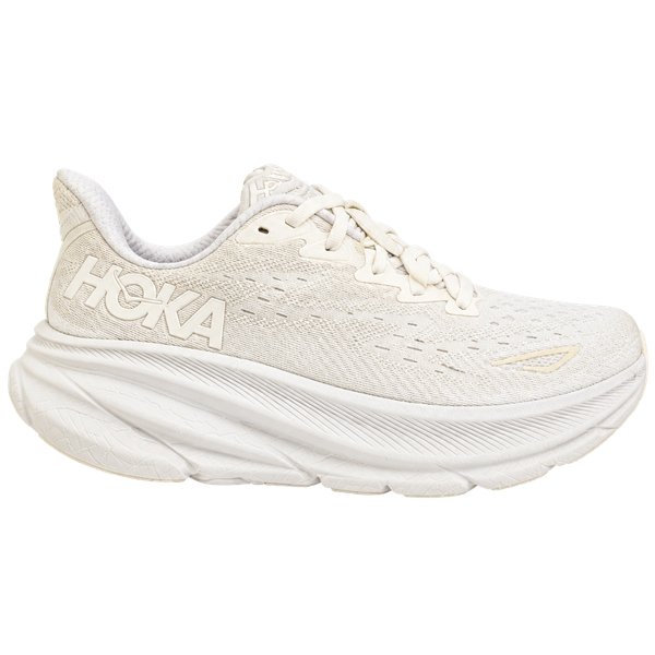 HOKA Clifton 9 White Running Shoes