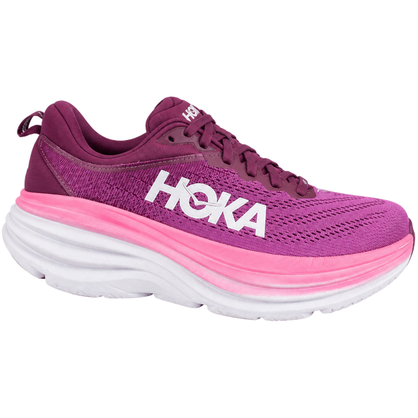 HOKA Bondi 8 Running Shoes Beautyberry Grape Wine