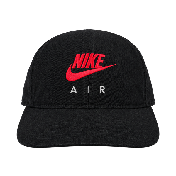 Nike Air Snapback Hat Black Red Wool Vintage 90s